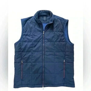 Johnnie-O Men's Twilight Blue Savard Puffer Vest Size Large